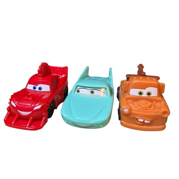 Disney Pixar Cars Set of 3 Plastic Vehcles - Picture 2 of 9